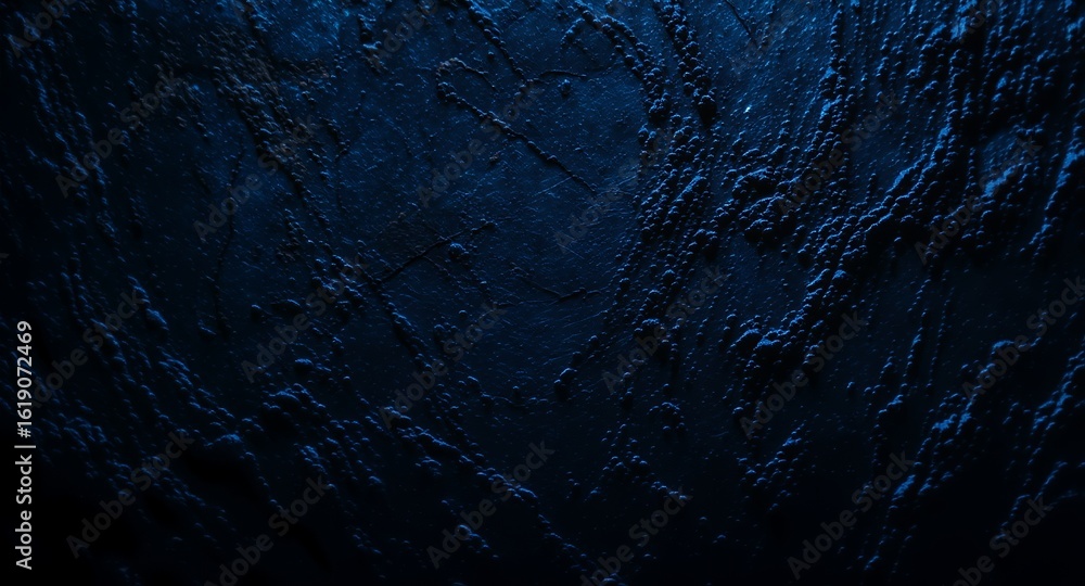 Obraz premium Dark Blue Textured Background Abstract Grunge Wall Surface Pattern Navy Blue Rough Wallpaper