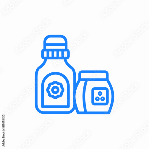 cup bottle icon sign vector