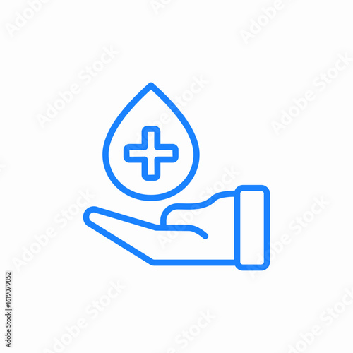 healing disease icon sign vector
