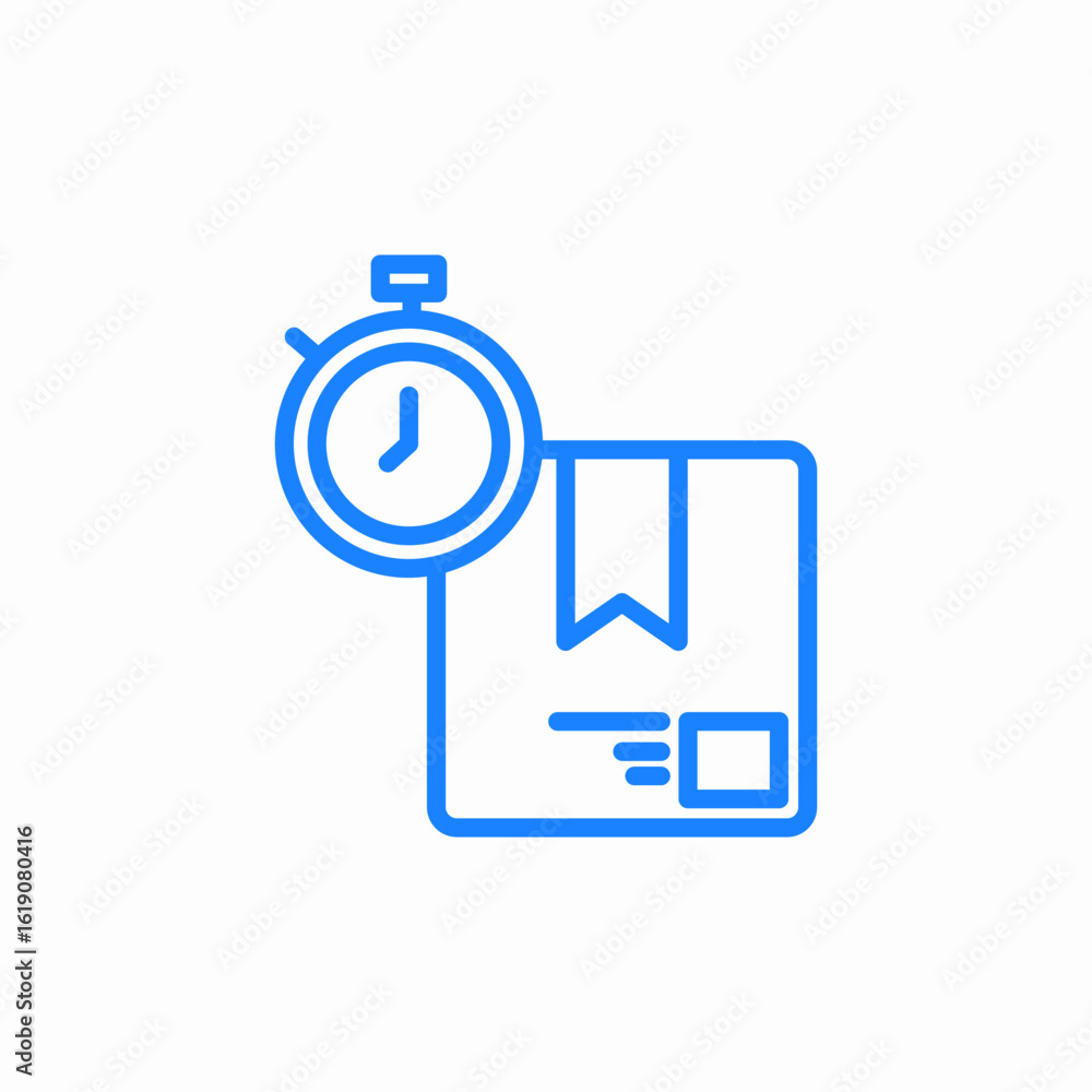Obraz premium marketime time schedule icon sign vector