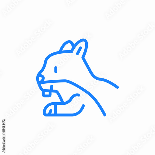 squirrel animal icon sign vector