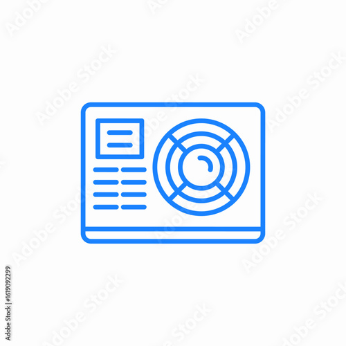 air conditioner icon sign vector