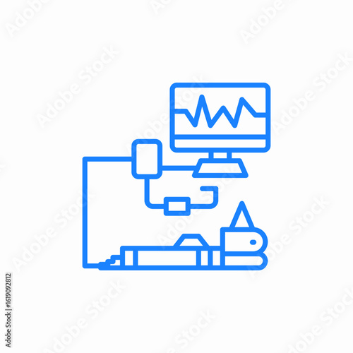 brain waves icon sign vector