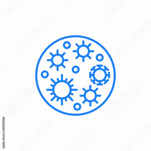 cellular biology research icon sign vector