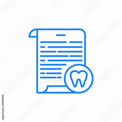 dental insurance icon sign vector