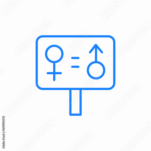 gender equality icon sign vector
