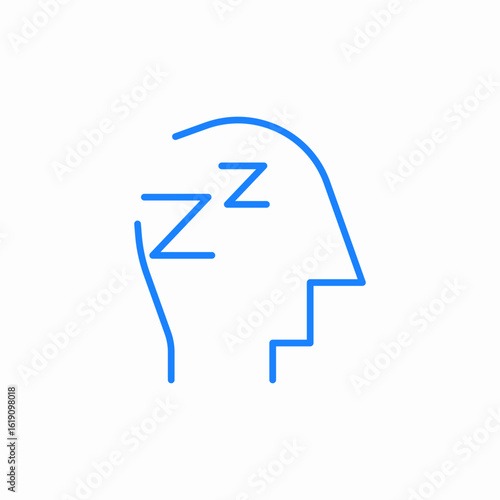 sleep schedule icon sign vector