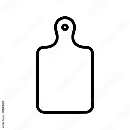 line icon Cutting board vector on white background
Vector line icon on white background