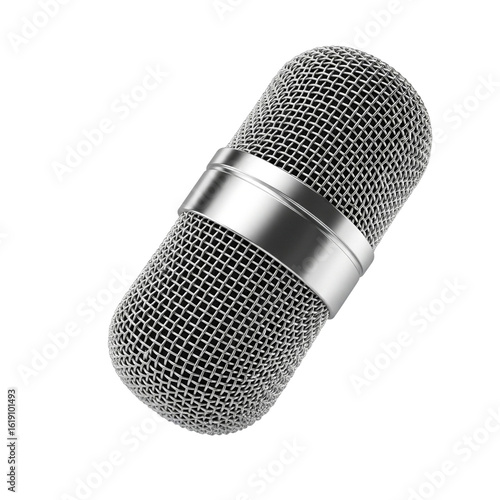 microphone on white background