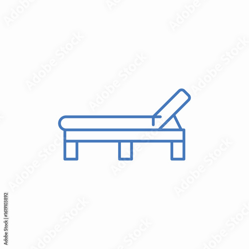 comfortable couch icon sign vector