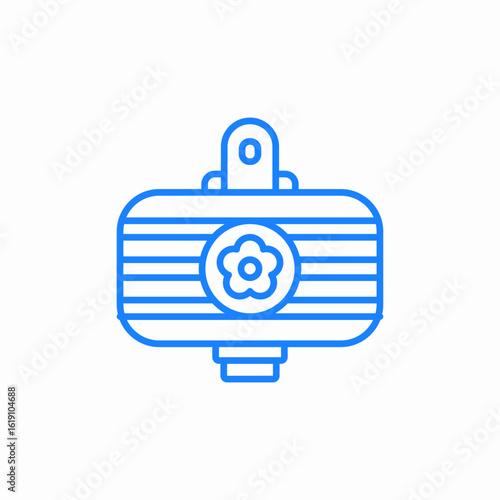japanese lantern icon sign vector