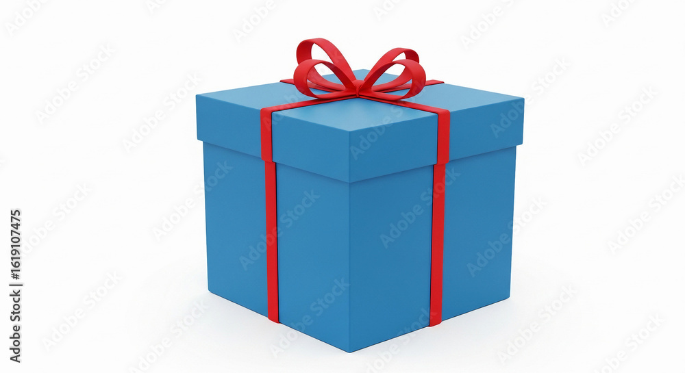 Obraz premium gift box isolated on white