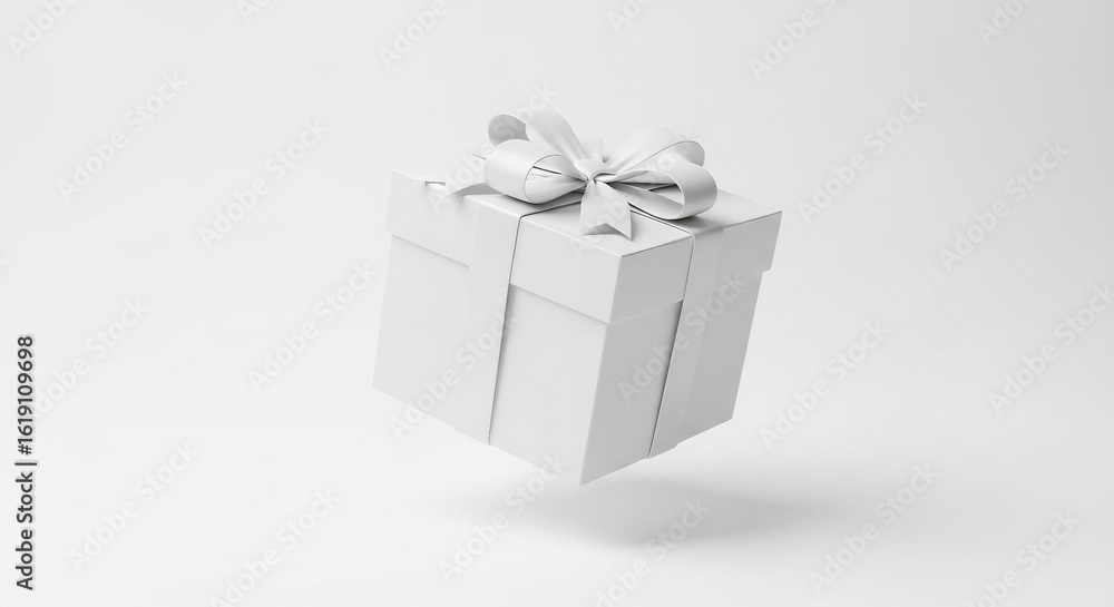 Obraz premium white gift box