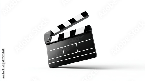 Obraz na płótnie 3D movie clapperboard