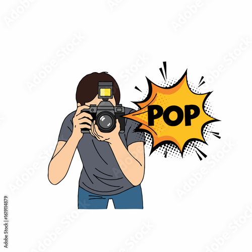 photographer with camera