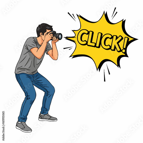 man with a camera