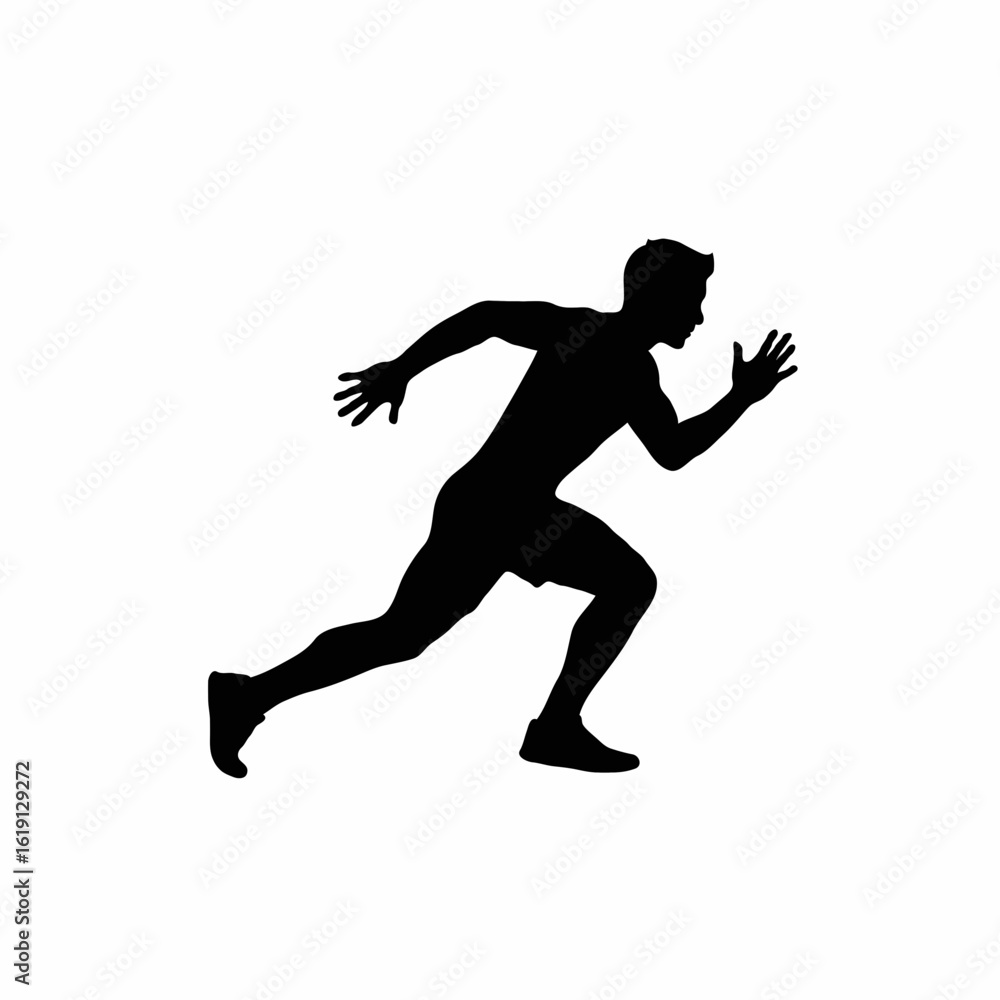 running man silhouette running man silhouette
