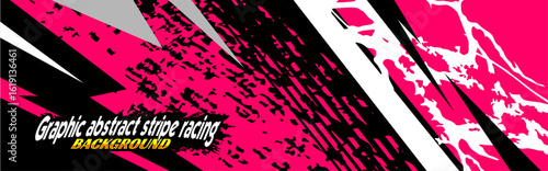 Car livery vector graphics. Abstract grunge background design for vehicle vinyl wraps and car branding.