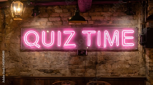 Pink neon sign that says 