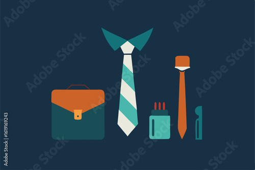 vector illustration of an abstract background with oil