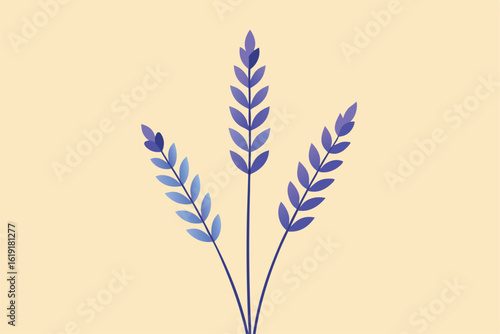 vector illustration of wheat