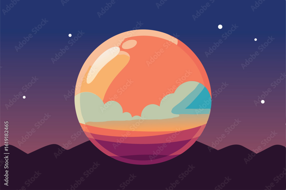 Fototapeta premium planet earth in space