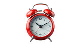 red alarm clock