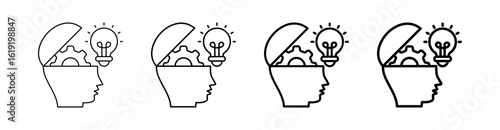Competency Multi Style Icon Set Vector Collection