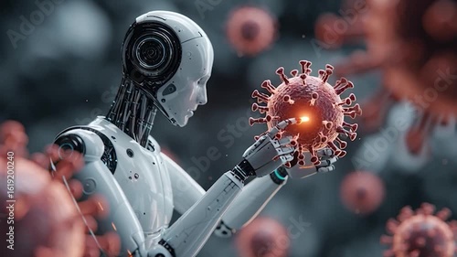 AI and Pandemic: A Robot Analyzes a Virus