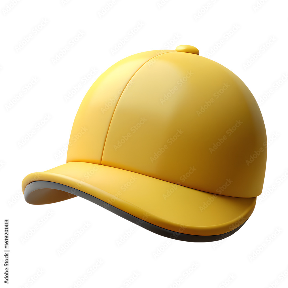 Fototapeta premium yellow hard hat isolated