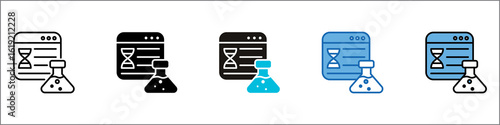 Biotechnology Icon Pack Multistyle Illustration