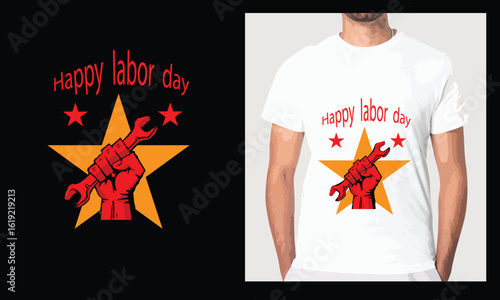 Happy labor day t shirt design