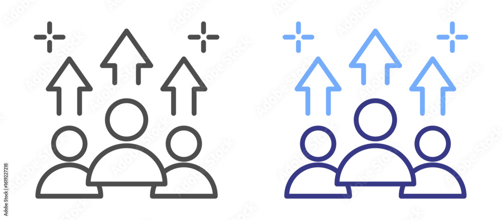 Obraz premium Leadership Development icon color