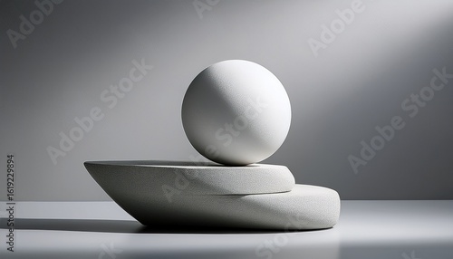 clean layout with orb and product balance
