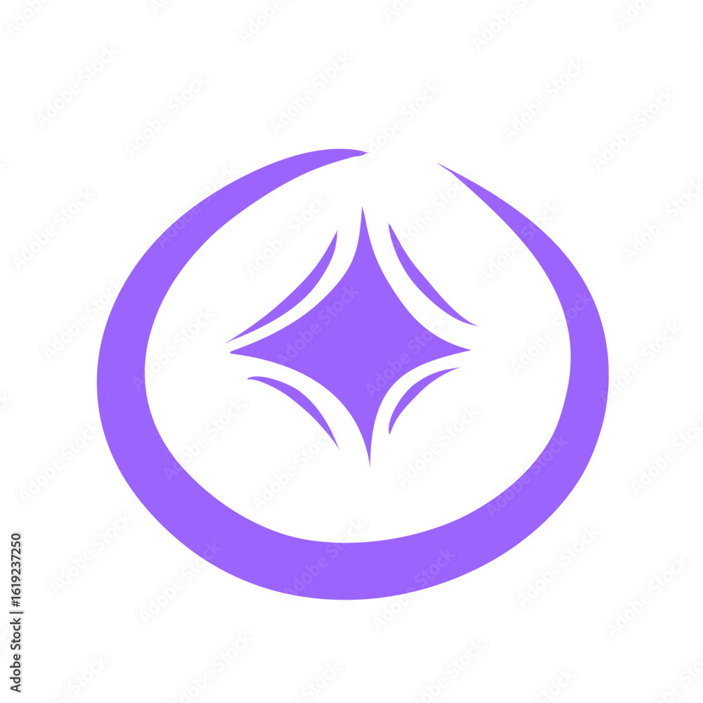 Obraz premium y2k star design