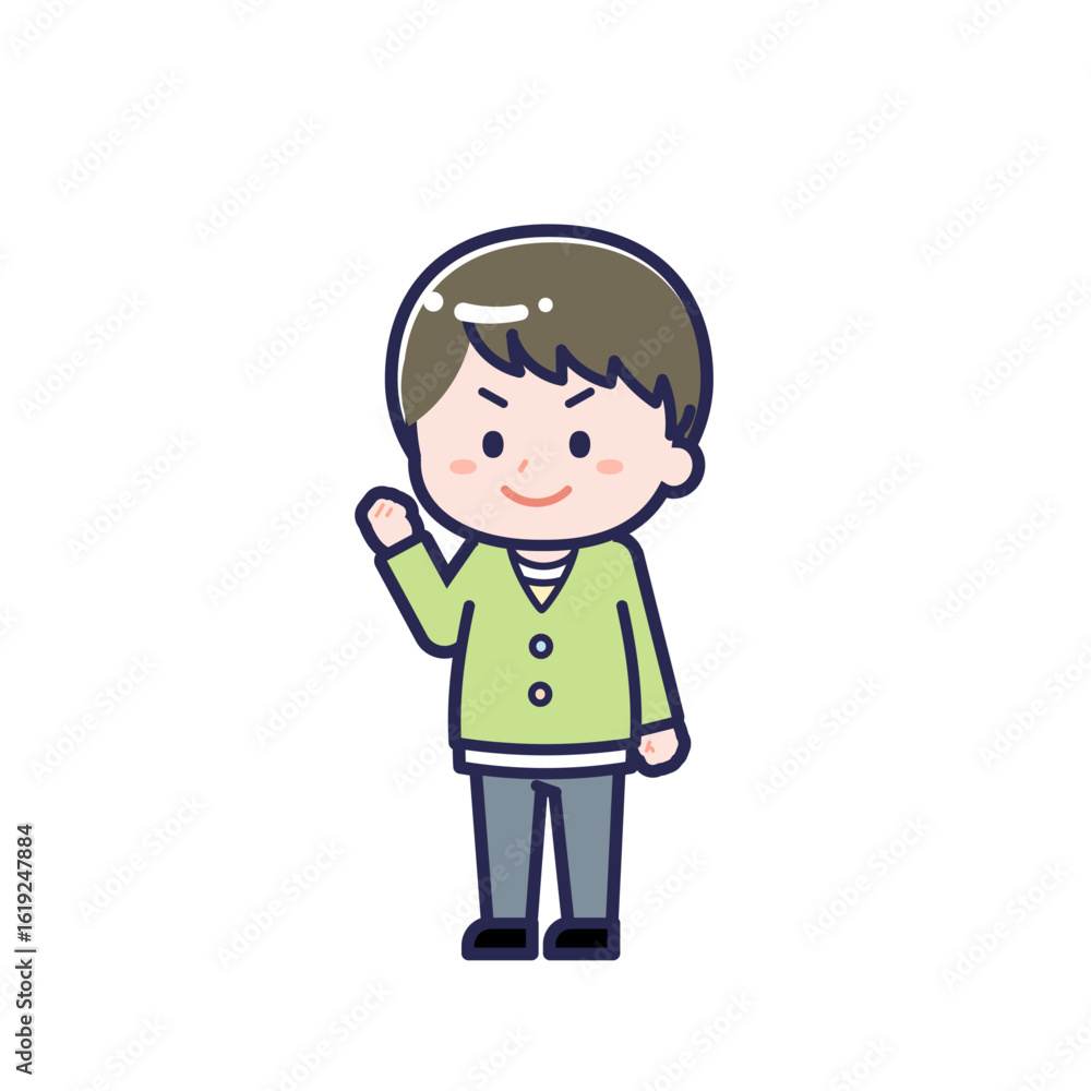 私服のこども/ななめ/男の子 12 私服のこども/ななめ/男の子 12