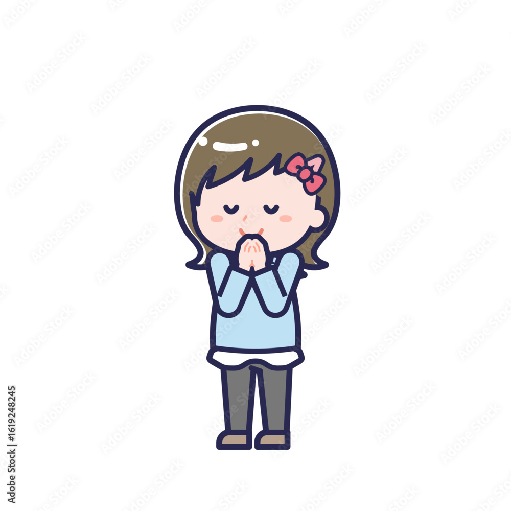 私服のこども/ななめ/女の子 24 私服のこども/ななめ/女の子 24