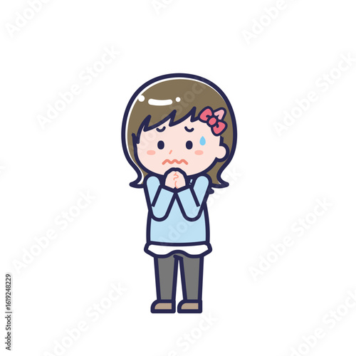 私服のこども／ななめ／女の子 23