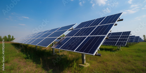 Generative ai illustration. Green energy. High quality illustration