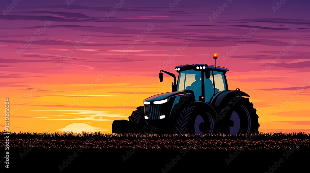 Fototapeta premium Harvest's Ember Glow