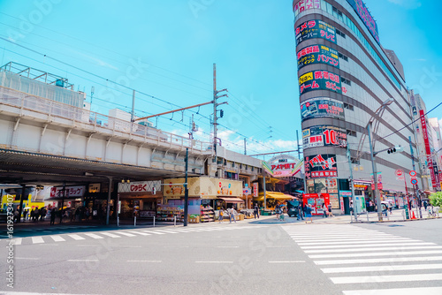 Canvas Print The view of around Ueno Station, Tokyo