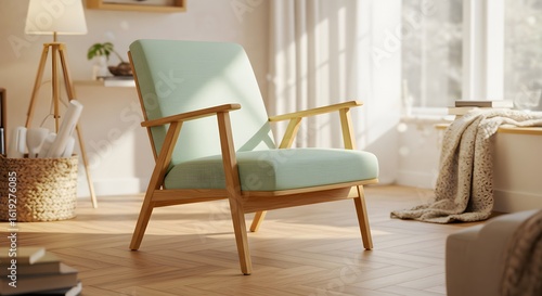 Cozy Living Room with Armchair and Natural Light