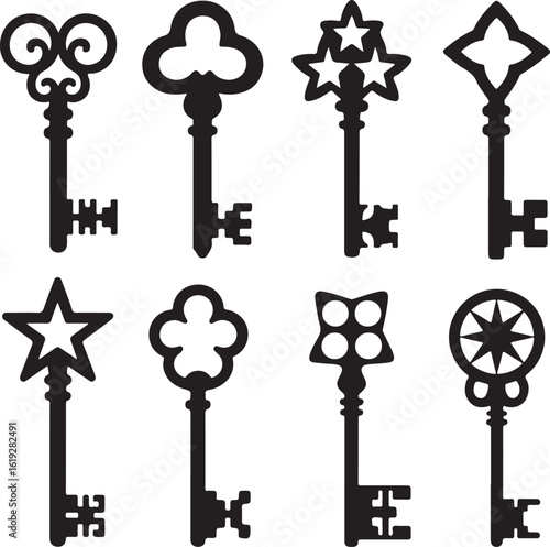 Ornate antique keys vintage keys ornate keys