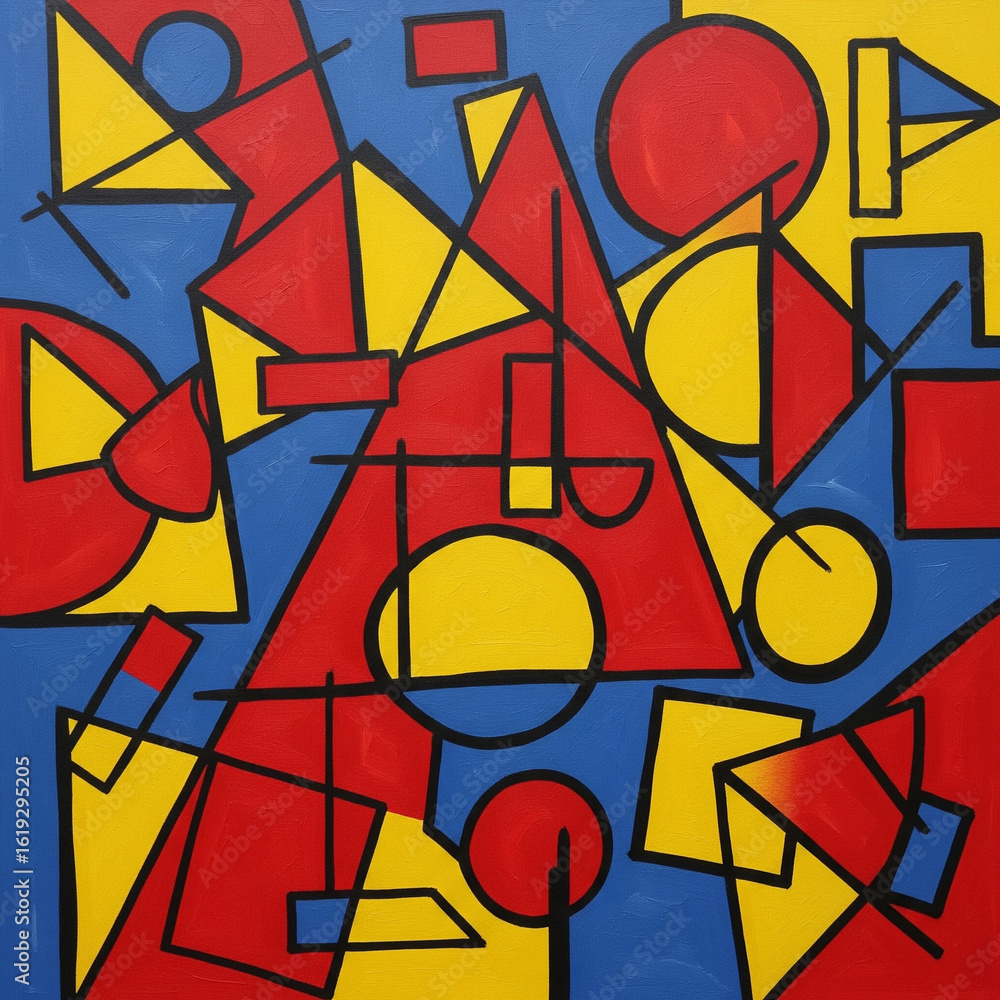 Fototapeta premium Abstract Expressions: Harmony of Form and Color
