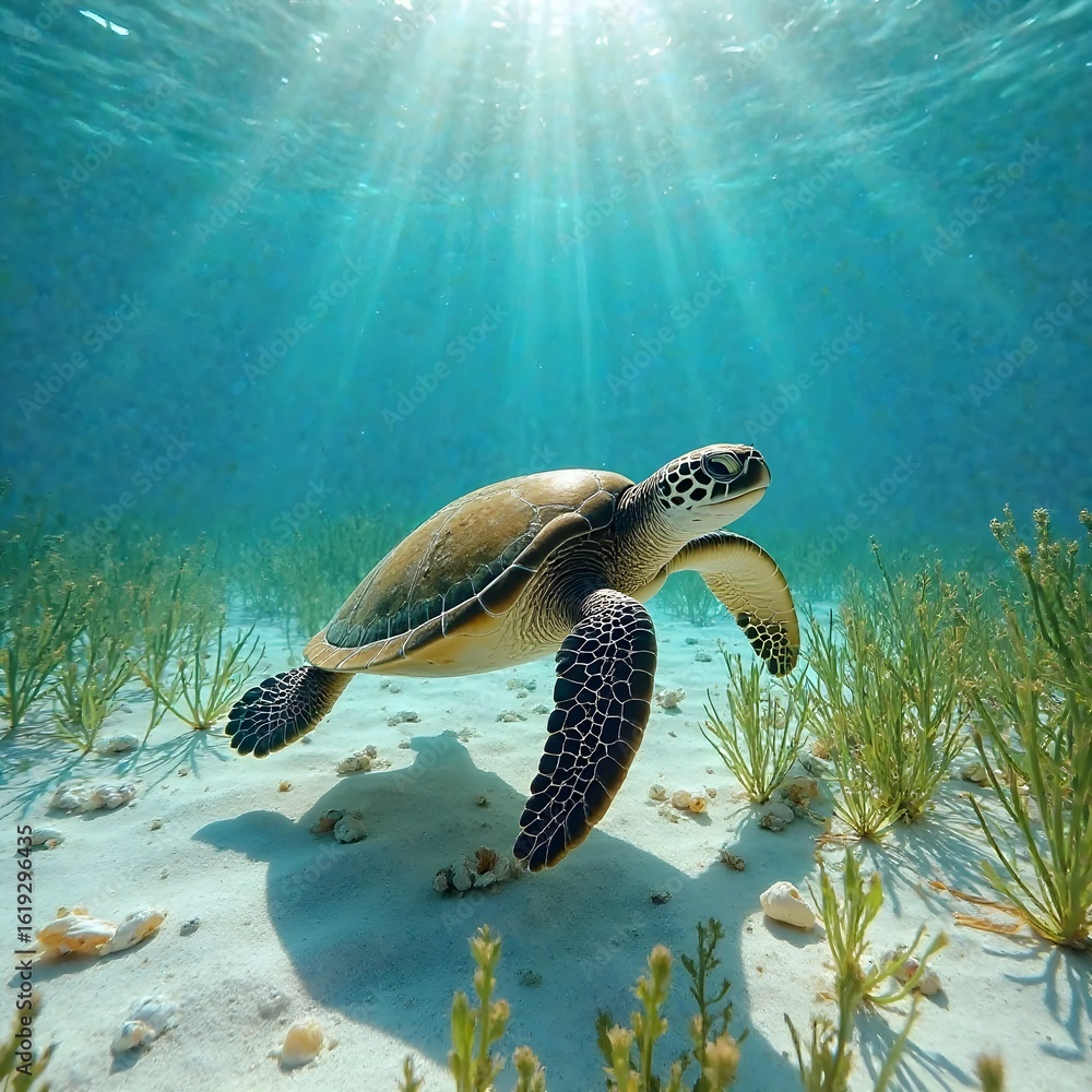 Obraz premium Turtle's-3