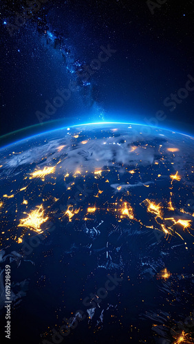 planet in space
