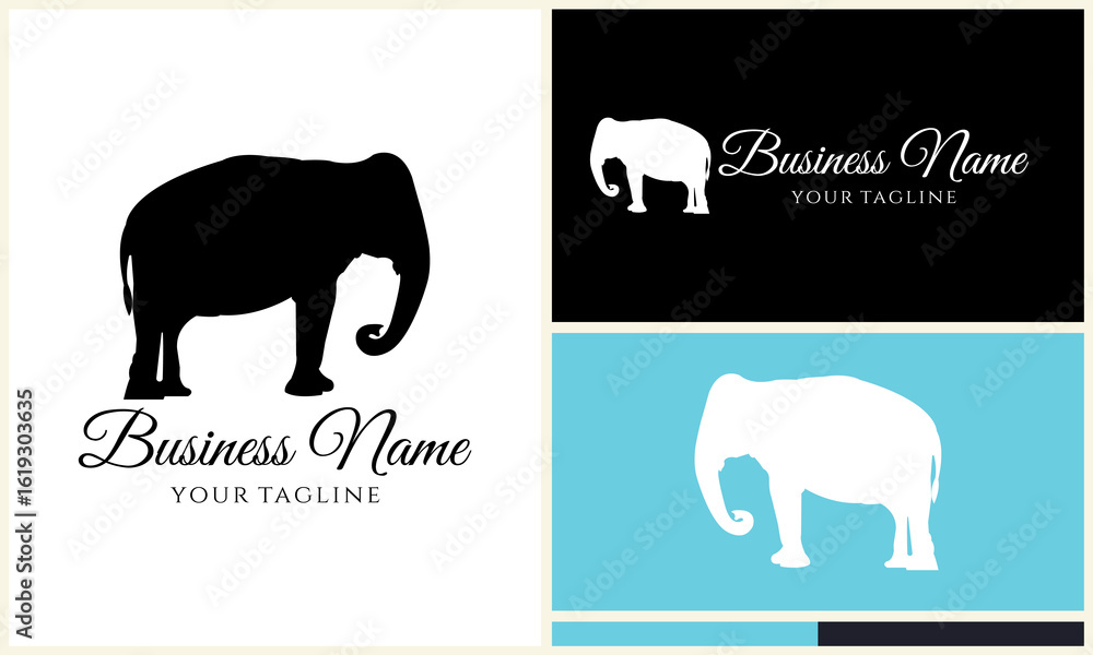 Obraz premium Elephant Logo Design Variations. (64)