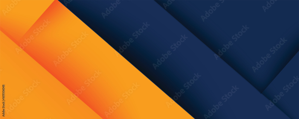 Abstract geometric dark blue and orange square theme overlap background for graphic design. Eps10 vector Abstract geometric dark blue and orange square theme overlap background for graphic design. Eps10 vector