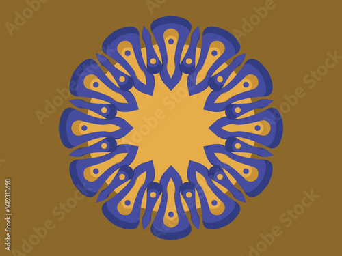 happy diwali hindu traditional ornament lamp festival india element mandala chinese buddha ethnic