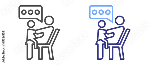 Child Counseling icon color